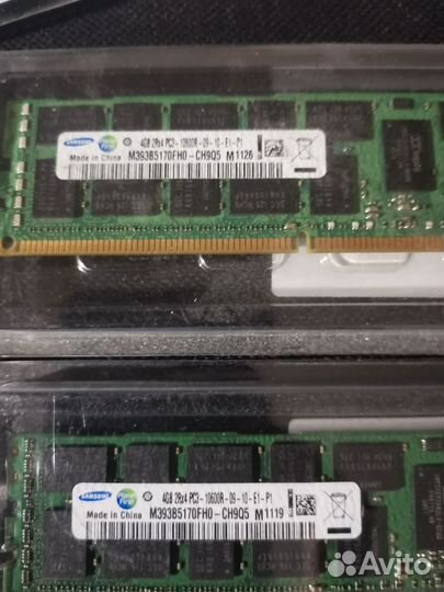 Ddr3 4gb x4 ECC серверная