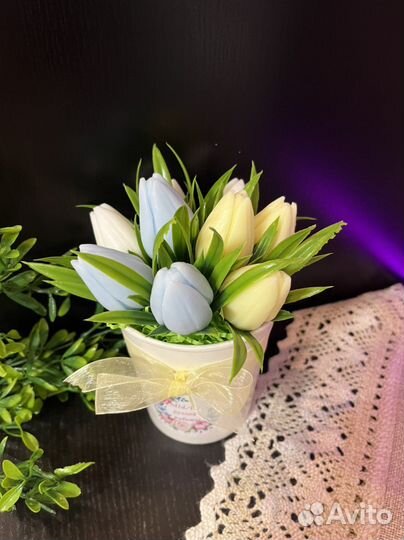 Мыло ручной работы букет