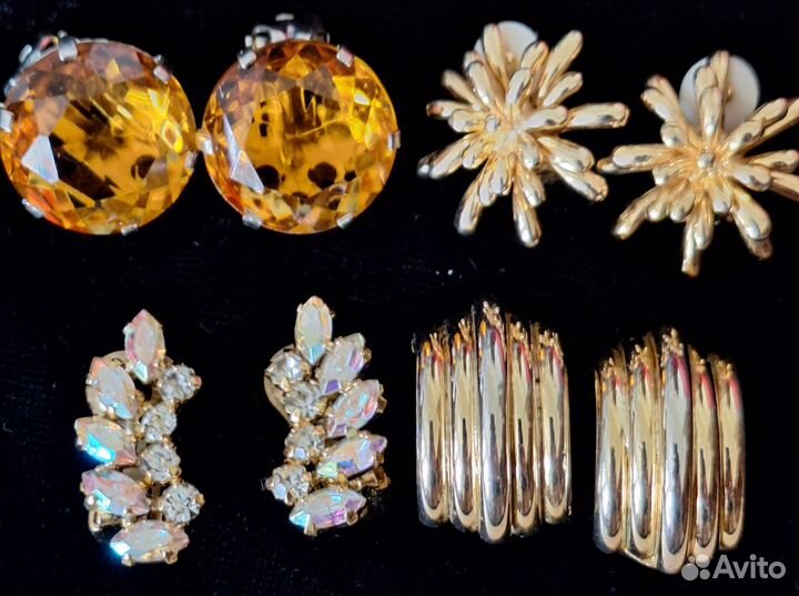 Клипсы винтаж