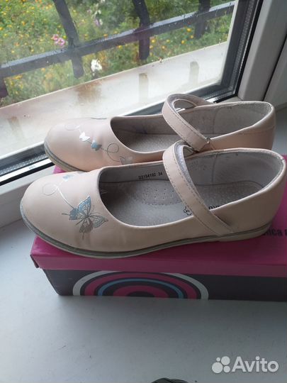 Туфли на девочку 34 размер