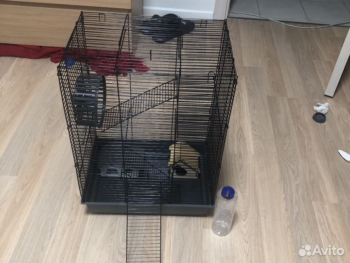 Клетка для грызунов Поилка домики Колесо в подарок