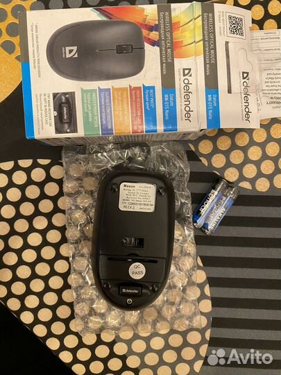 Компактная мышь беспроводная Defender MM-015 nano