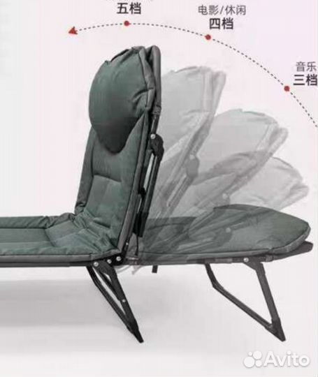 Раскладушка с матрасом