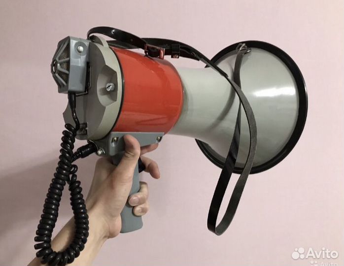 Рупор, с батарейками. Аренда