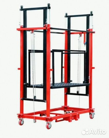 Строительная тура с электроподъемником