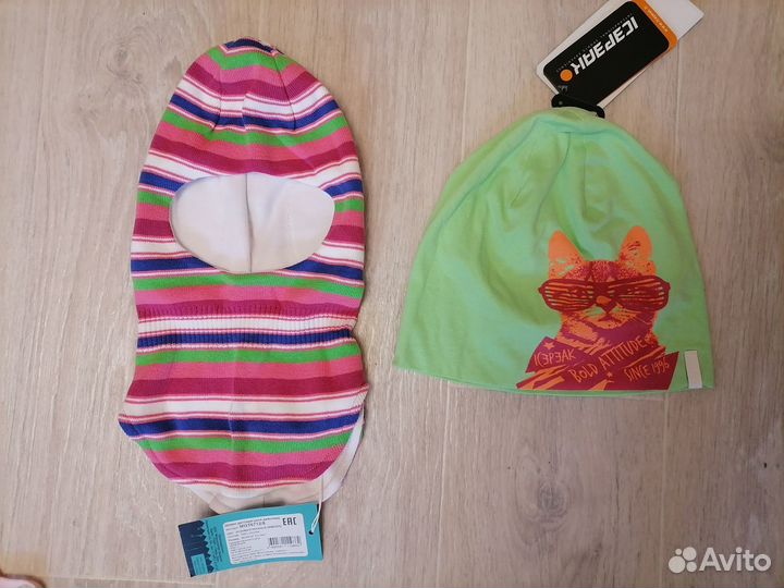 Шапки хлопок новые ласси