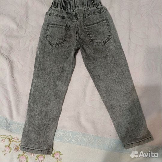 Джинсы для девочки 104-110