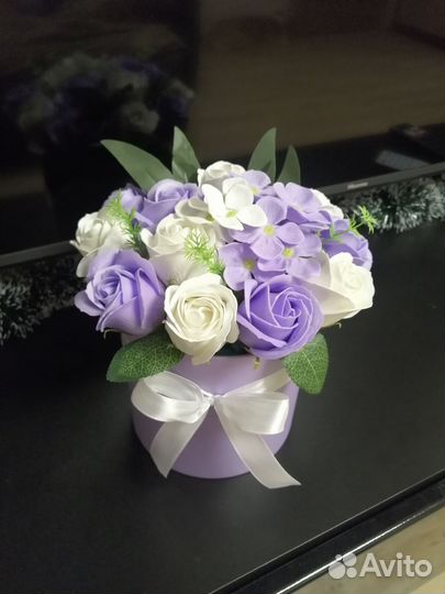 Букет цветов из мыла