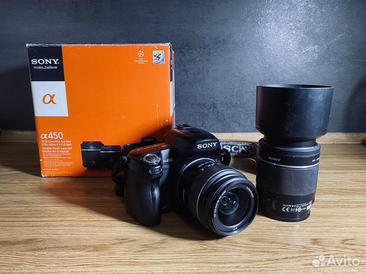 Зеркальный фотоаппарат Sony Alpha dslr-A450
