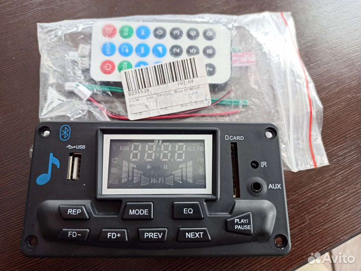 Плата MP3 проигрывателя с эквалайзером