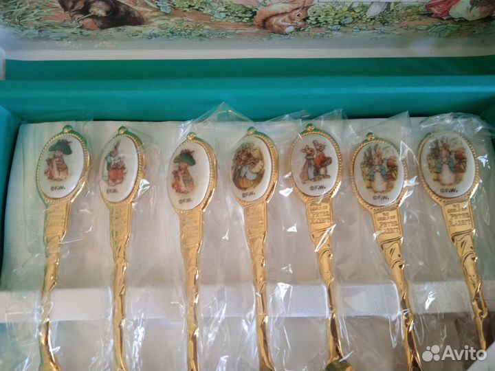 Ложки Peter Rabbit новые Япония