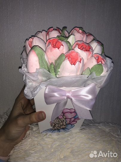 Букет из зефира