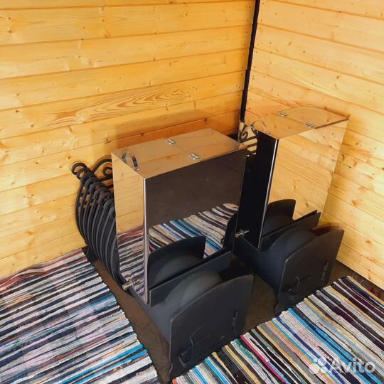 Печь для бани с выносной топкой 