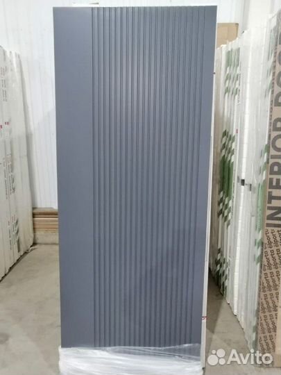 Дверь межкомнатная Аморе антрацит акрил