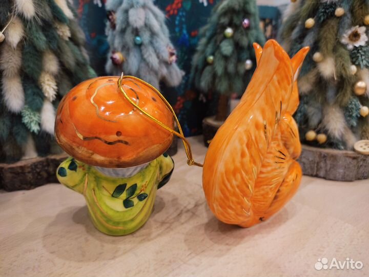 Лефортовский фарфор ёлочные игрушки