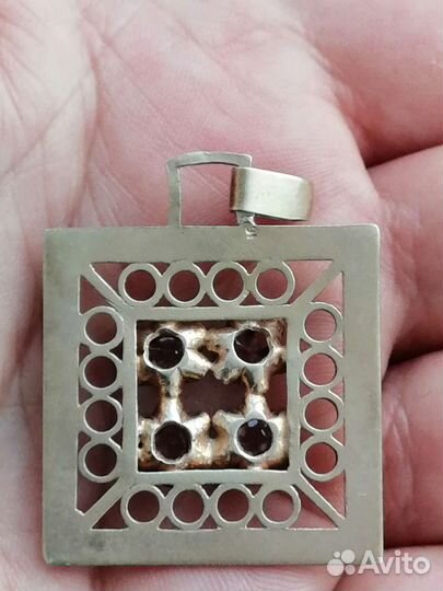 Подвеска кулон серебро 875 СССР