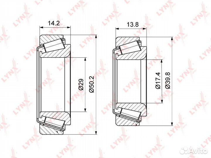 Подшипник ступицы задний audi 80 1.4-2.0 94 skoda Felicia 1.3-1.9D 94-02 VW Golf II-III 1.0-2.8