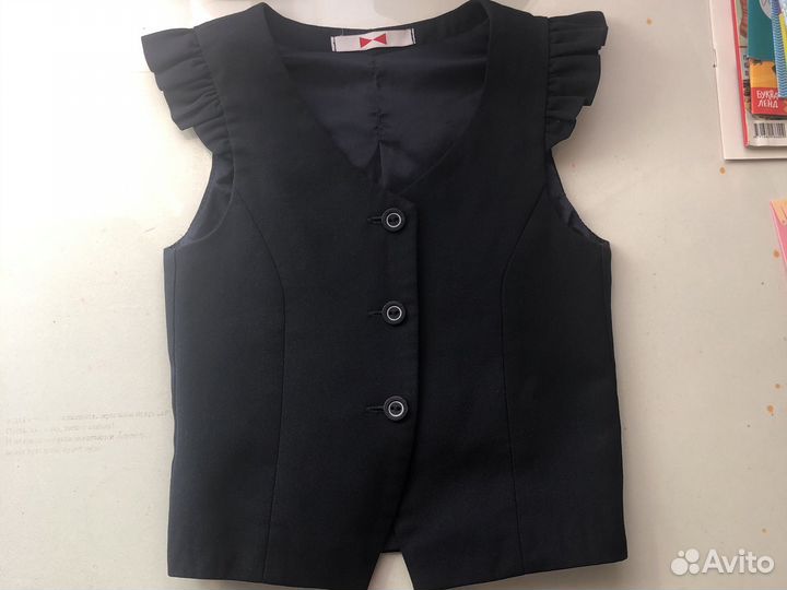 Школьная форма-жилет 122-128