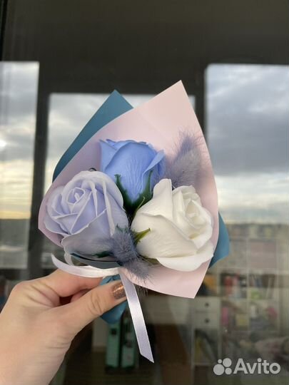 Букет комплимент из мыла