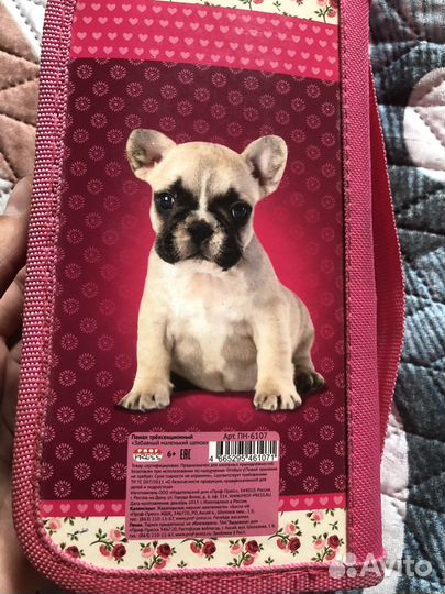 Пенал школьный для девочки