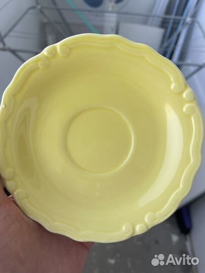 Чашка с блюдцем, чайная пара маслины