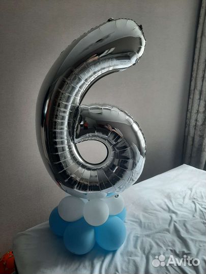 Цифра 6 на день рождения