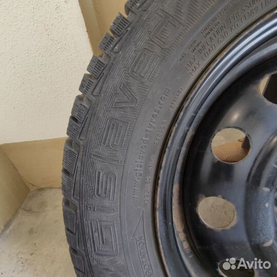 Диски стальные Хундай-Киа радиус 15 с шинами