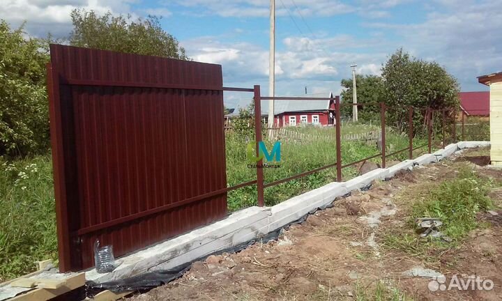 Забор из профлиста