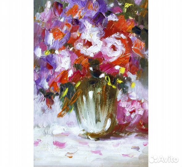 Картина маслом Букет цветов