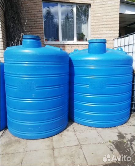 Ёмкости пластиковые от 1000 литров