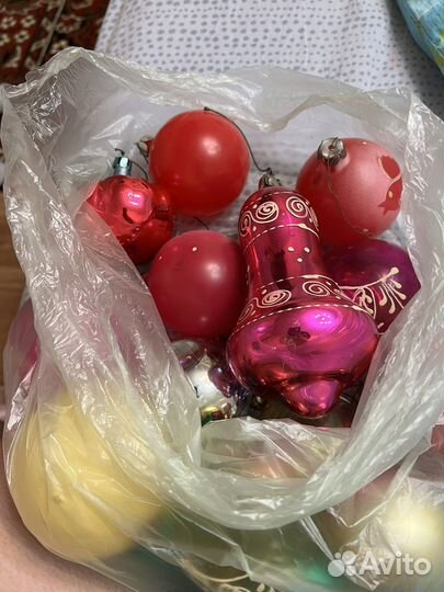 Новогодние игрушки времен СССР