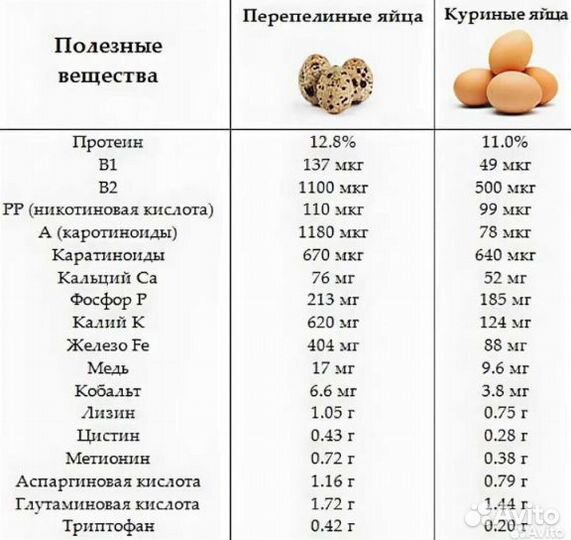 Яйца перепелиные