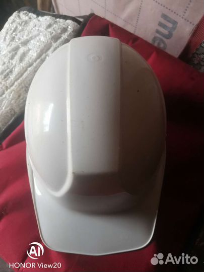 Каска строительная белая