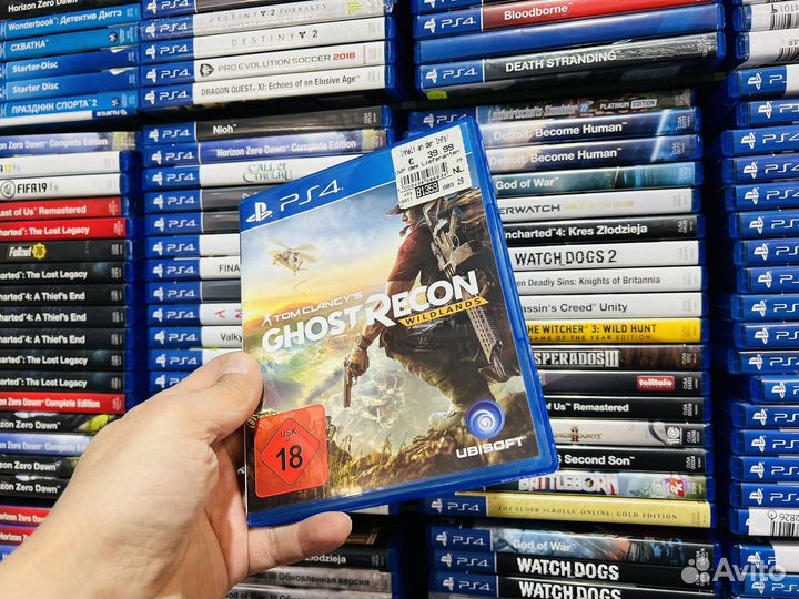 Ghost recon wildlands ps4 диск
