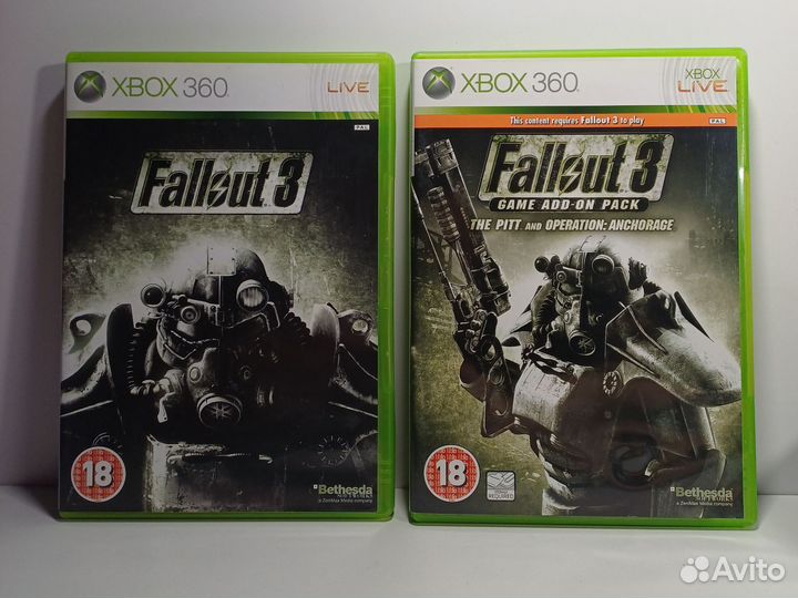 Fallout 3 + Game ADD-ON Pack Xbox 360