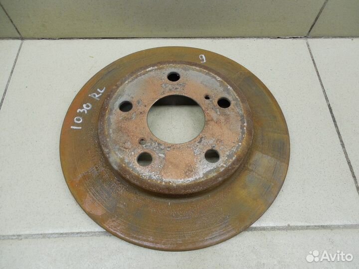 Диск тормозной задний Corolla E15 2006-2013