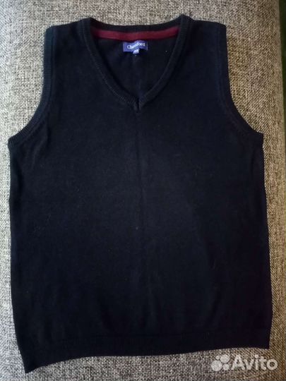 Жилет школьный и трико для физкультуры 134