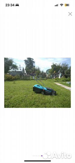 Газонокосилка Gardena новая
