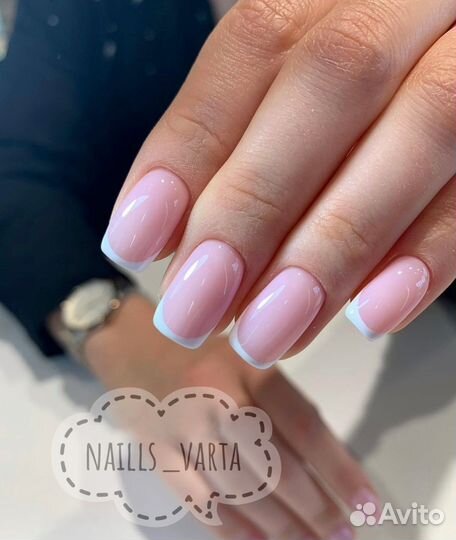 Маникюр наращивание ногтей