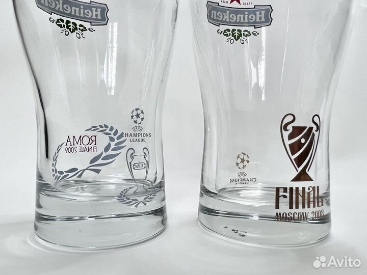 Бокалы для пива Heineken Лига Чемпионов
