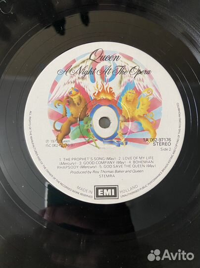 Виниловая пластинка Queen новая 1975
