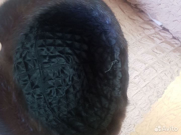 Шапка женская из меха норки