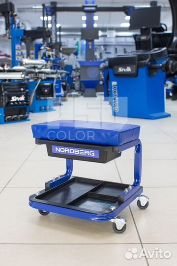 Сидение ремонтное на колесах