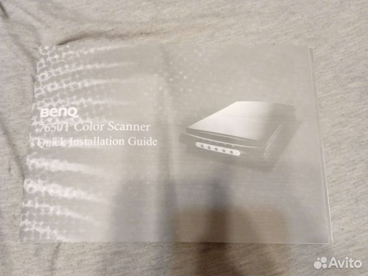 Сканер benq 7650T