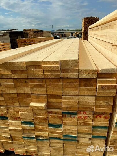 Доска обрезная 25х150х6000мм от производителя