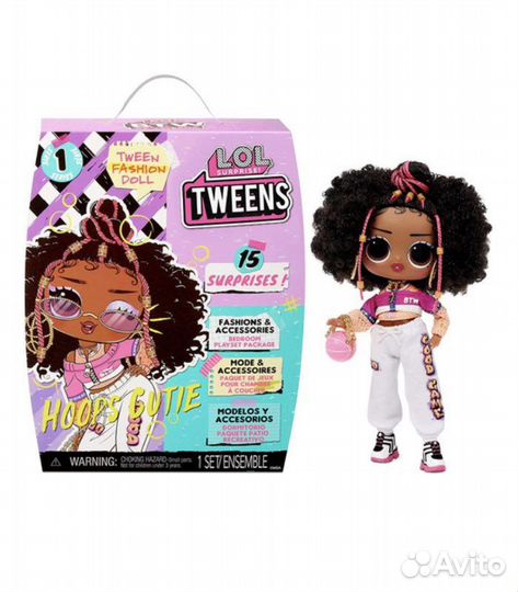 Кукла L.O.L. Tweens Fashion Doll Hoops Cutie