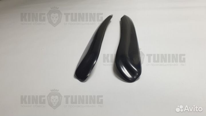 Реснички на фары Vw Passat B5 Gp (00-05) (абс плас