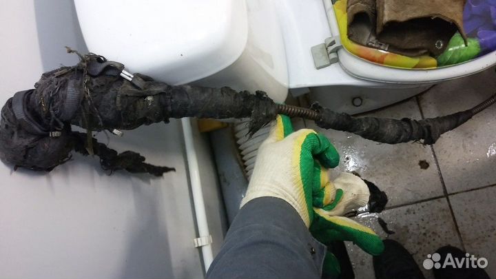 Прочистка канализации Устранение засоров Все район