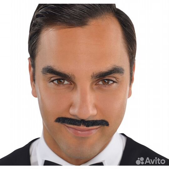 Карнавальные усы в стиле гангстеры, мафия