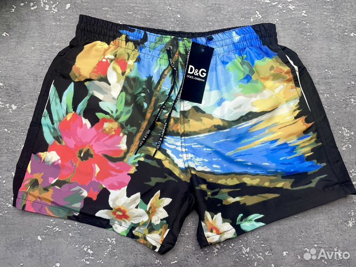 Шорты для плавания мужские пляжные dolce gabbana